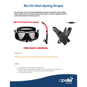 Bio Fin Deal (Spring Straps)