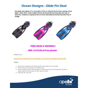 Ocean Designs -Glide Fin Deal